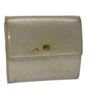 Pre-owned Leather wallets Louis Vuitton Vintage , Gray , Dames