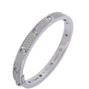 Pre-owned White Gold bracelets Cartier Vintage , Gray , Dames