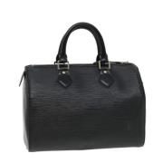 Pre-owned Leather louis-vuitton-bags Louis Vuitton Vintage , Black , D...