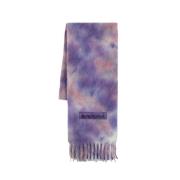 Luxe Wollen Sjaal - Paars Acne Studios , Purple , Unisex