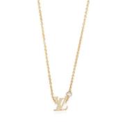 Pre-owned Yellow Gold necklaces Louis Vuitton Vintage , Yellow , Dames