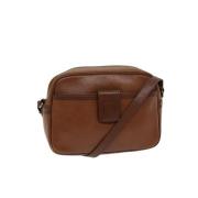 Pre-owned Leather shoulder-bags Burberry Vintage , Brown , Dames