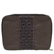 Pre-owned Canvas clutches Hermès Vintage , Gray , Heren