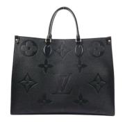 Pre-owned Leather louis-vuitton-bags Louis Vuitton Vintage , Black , D...