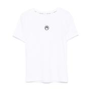 Wit T-shirt voor vrouwen Marine Serre , White , Dames