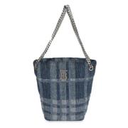 Pre-owned Denim shoulder-bags Burberry Vintage , Blue , Dames