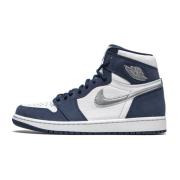 Midnight Navy Retro High Sneakers Jordan , Blue , Heren