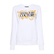 Witte Sweater met ***cv Versace Jeans Couture , White , Dames