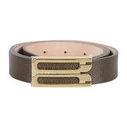 Klassieke Gesp Riem Victoria Beckham , Green , Dames