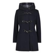 Capuchon Dufflecoat in wol velours Gil Bret , Blue , Dames