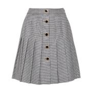 Grijze Rok Aw24 Damesmode Alessandra Rich , Gray , Dames