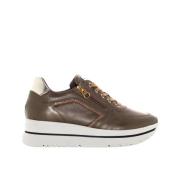 Zwarte sneakers voor vrouwen Nerogiardini , Brown , Dames