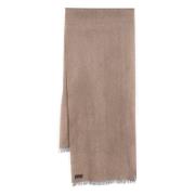 Luxe Cashmere Sjaal Made in Italy Canali , Beige , Heren