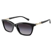 Ea4238 Zonnebril, Zwarte Frame, Grijze Lenzen Emporio Armani , Black ,...