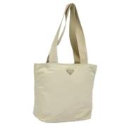 Pre-owned Nylon prada-bags Prada Vintage , Beige , Dames