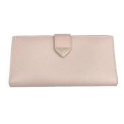 Pre-owned Leather wallets Prada Vintage , Pink , Dames