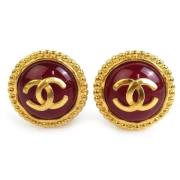 Pre-owned Metal chanel-jewelry Chanel Vintage , Yellow , Dames