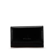 Pre-owned Leather key-holders Prada Vintage , Black , Dames