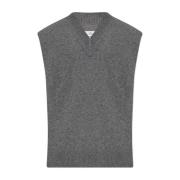 V-hals vest Maison Margiela , Gray , Heren