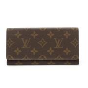 Pre-owned Canvas wallets Louis Vuitton Vintage , Brown , Heren