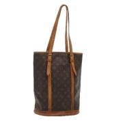 Pre-owned Canvas louis-vuitton-bags Louis Vuitton Vintage , Brown , Da...