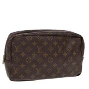 Pre-owned Canvas clutches Louis Vuitton Vintage , Brown , Dames