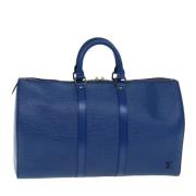 Pre-owned Leather louis-vuitton-bags Louis Vuitton Vintage , Blue , Da...