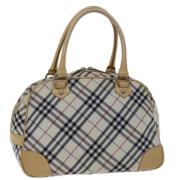 Pre-owned Nylon handbags Burberry Vintage , Beige , Dames