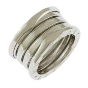 Pre-owned White Gold rings Bvlgari Vintage , Gray , Dames