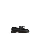 Zwarte leren mocassin met synthetische zool Dr. Martens , Black , Here...