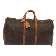 Pre-owned Canvas handbags Louis Vuitton Vintage , Brown , Dames