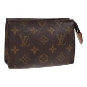 Pre-owned Canvas pouches Louis Vuitton Vintage , Brown , Dames