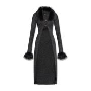 Cardigan met logo Misbhv , Black , Dames