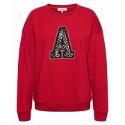 Sweatshirt Sanna &Co Woman , Red , Dames