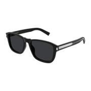 SL 711 001 Sunglasses Saint Laurent , Black , Heren