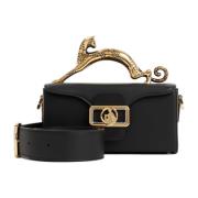 Zwarte Kattenhandtas Lanvin , Black , Dames