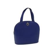 Pre-owned Leather handbags Celine Vintage , Blue , Dames