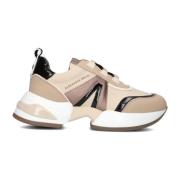 Moderne Marble Sneakers in Beige, Zwart en Brons Alexander Smith , Mul...