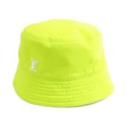 Pre-owned Plastic hats Louis Vuitton Vintage , Yellow , Heren