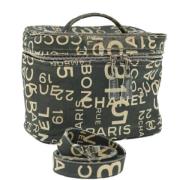 Pre-owned Canvas chanel-bags Chanel Vintage , Black , Dames