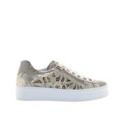 Damesneakers - Stijlvol en comfortabel Nerogiardini , Beige , Dames