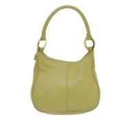 Pre-owned Leather shoulder-bags MCM Pre-owned , Yellow , Dames