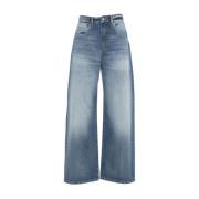 Blauwe Jeans Aw24 Dameskleding Icon Denim , Blue , Dames