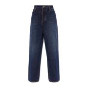 Jeans met logo Balenciaga , Blue , Dames