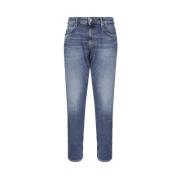 Jeans met 98% katoen 2% elastan Calvin Klein , Blue , Heren