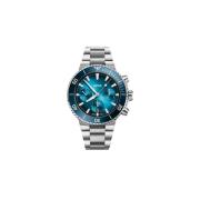 77177934155-0782301Peb - Aquis Chronograph Oris , Blue , Heren