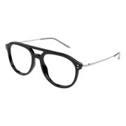 Mode Bril Zwarte Frame Gucci , Black , Heren