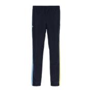 Midnight Blue Polyester Joggers Lacoste , Blue , Heren