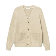 Retro-preppy Wol Vest in Licht Zand Les Deux , Beige , Heren