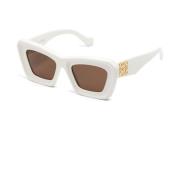 Lw40145I 25E Sunglasses Loewe , Brown , Dames